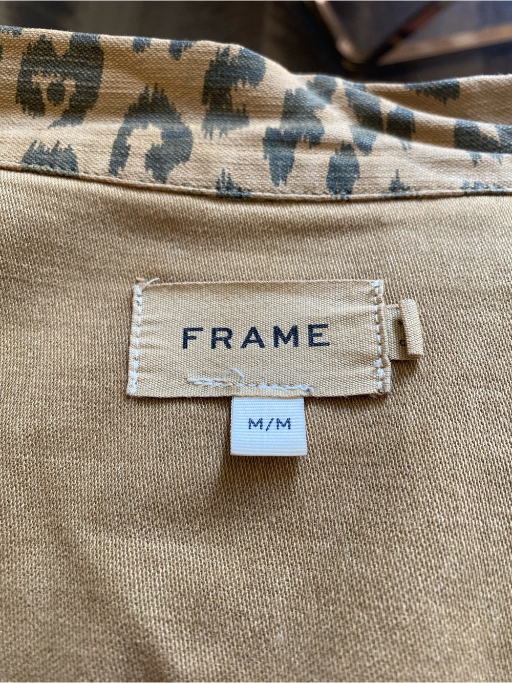 Frame Leopard-Print Utility Jacket - Picture 7 of 8